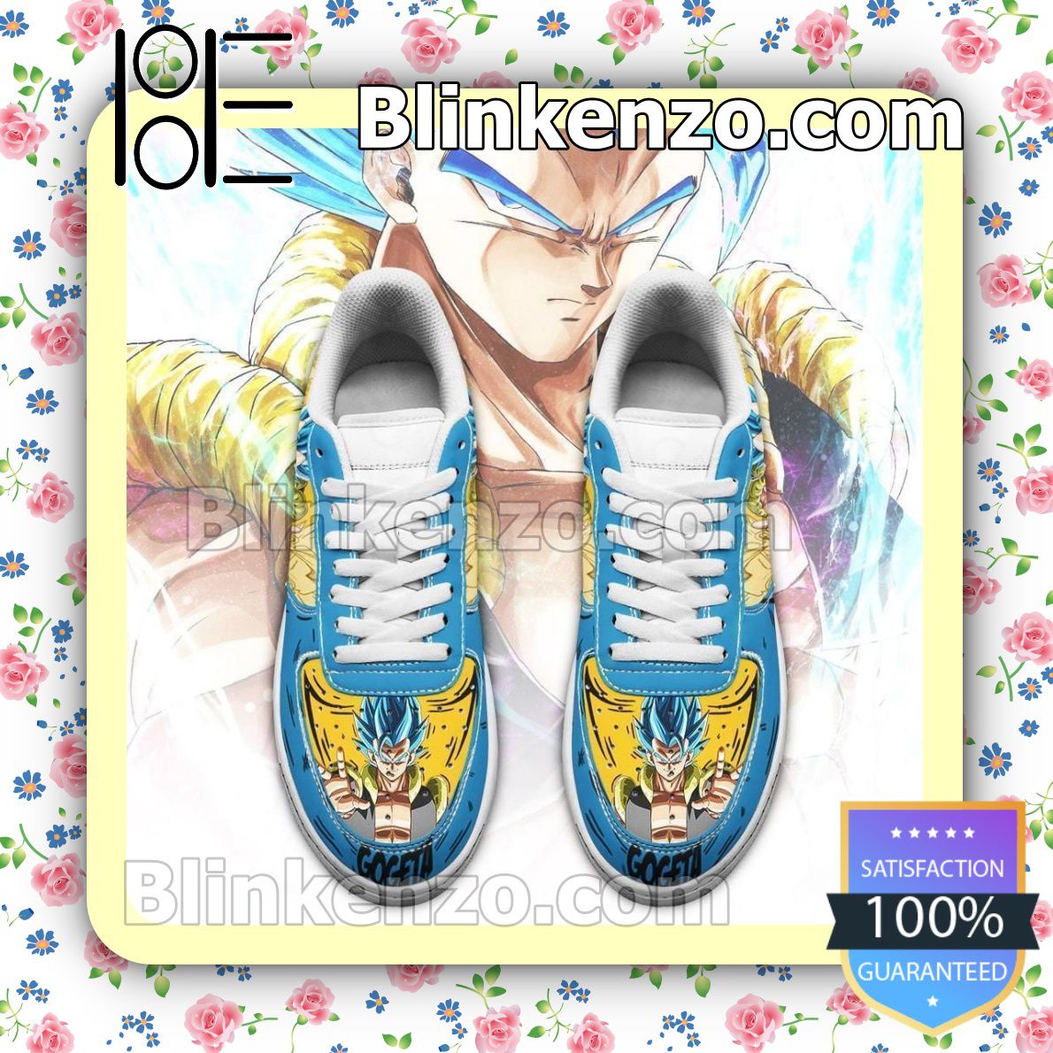 Best Gogeta Dragon Ball Anime Nike Air Force Sneakers
