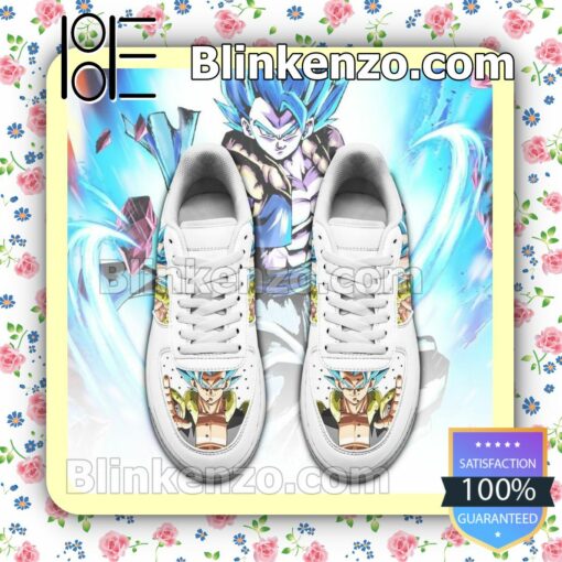 Gogeta Dragon Ball Z Anime Nike Air Force Sneakers a