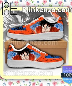 Goku Dragon Ball Anime Nike Air Force Sneakers