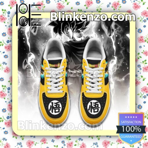 Goku Dragon Ball Anime Power Nike Air Force Sneakers a