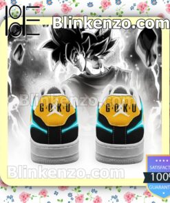 Goku Dragon Ball Anime Power Nike Air Force Sneakers b