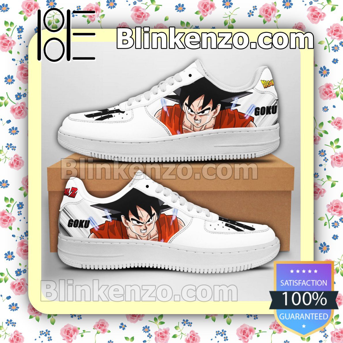  Goku Dragon Ball Z Anime Nike Air Force Sneakers