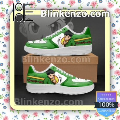 Gon Freecss Hunter X Hunter Anime Nike Air Force Sneakers