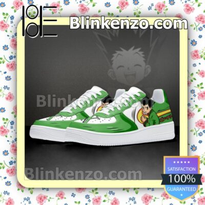 Gon Freecss Hunter X Hunter Anime Nike Air Force Sneakers b