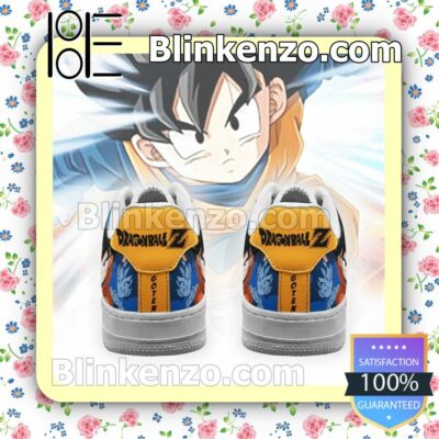 Goten Dragon Ball Anime Nike Air Force Sneakers b