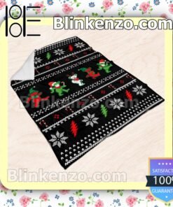 Grateful Dead Jingle Bears Christmas Soft Cozy Blanket c