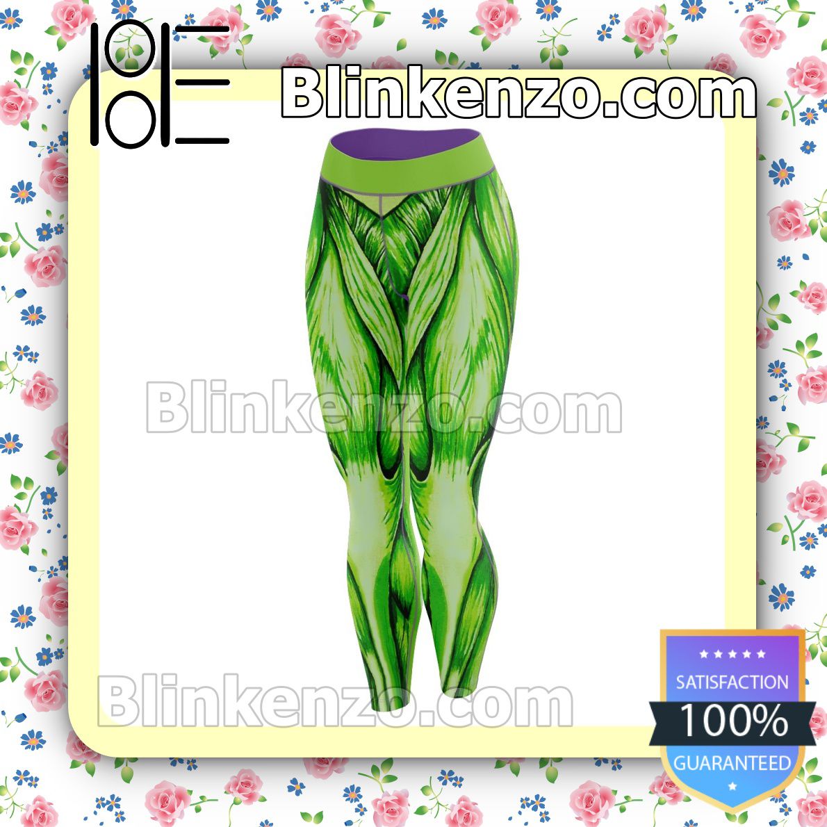 Father's Day Gift Green Monster Workout Leggings