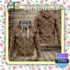Gucci And Balenciaga Brown Full-Zip Hooded Fleece Sweatshirt