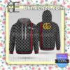 Gucci Dragonfly On Color Stripes Black Custom Womens Hoodie