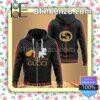 Gucci Mickey Mouse Black Monogram With Red Green Stripes Full-Zip Hooded Fleece Sweatshirt