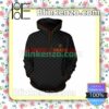 Gucci Museo Logo With Red And Green Stripes Black Custom Womens Hoodie
