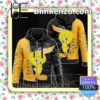 Gucci With Tweety Bird Black And Yellow Full-Zip Hooded Fleece Sweatshirt