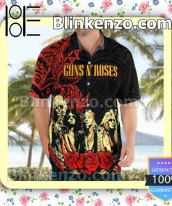 Guns N' Roses 2022 Tribal Casual Button Down Shirts c