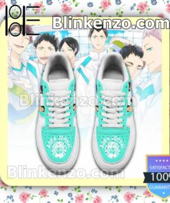 Haikyuu Aobajohsai High Team Haikyuu Anime Nike Air Force Sneakers a
