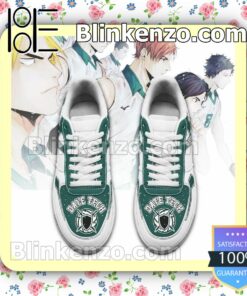 Haikyuu Date Tech High Uniform Haikyuu Anime Nike Air Force Sneakers a