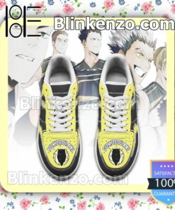 Haikyuu Fukurodani Academy Uniform Haikyuu Anime Nike Air Force Sneakers a