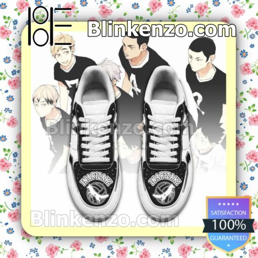 Haikyuu Inarizaki High Uniform Haikyuu Anime Nike Air Force Sneakers a