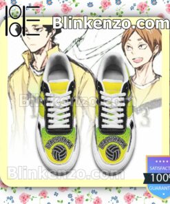 Haikyuu Itachiyama Academy Uniform Haikyuu Anime Nike Air Force Sneakers a