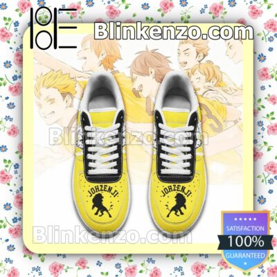 Haikyuu Johzenji High Team Haikyuu Anime Nike Air Force Sneakers a