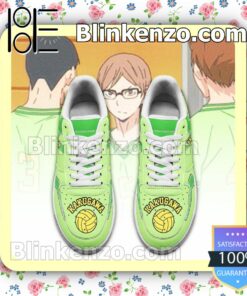 Haikyuu Kakugawa High Uniform Haikyuu Anime Nike Air Force Sneakers a
