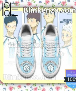 Haikyuu Kamomedai High Uniform Haikyuu Anime Nike Air Force Sneakers a