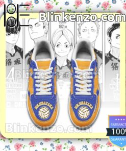 Haikyuu Mujinazaka High Uniform Haikyuu Anime Nike Air Force Sneakers a