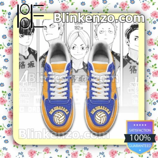 Haikyuu Mujinazaka High Uniform Haikyuu Anime Nike Air Force Sneakers a