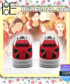 Haikyuu Nekoma High Uniform Haikyuu Anime Nike Air Force Sneakers b
