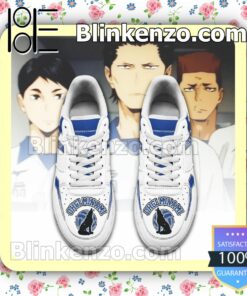 Haikyuu Ohgiminami High Uniform Haikyuu Anime Nike Air Force Sneakers a