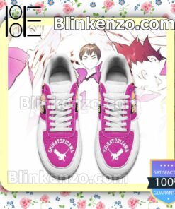 Haikyuu Shiratorizawa Academy Team Haikyuu Anime Nike Air Force Sneakers a
