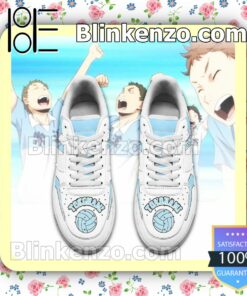 Haikyuu Tokonami High Uniform Haikyuu Anime Nike Air Force Sneakers a