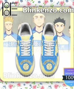 Haikyuu Tsubakihara Academy Uniform Haikyuu Anime Nike Air Force Sneakers a