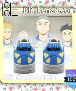 Haikyuu Tsubakihara Academy Uniform Haikyuu Anime Nike Air Force Sneakers b