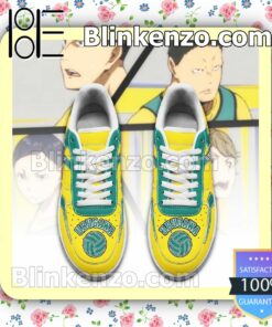 Haikyuu Ubugawa High Uniform Haikyuu Anime Nike Air Force Sneakers a