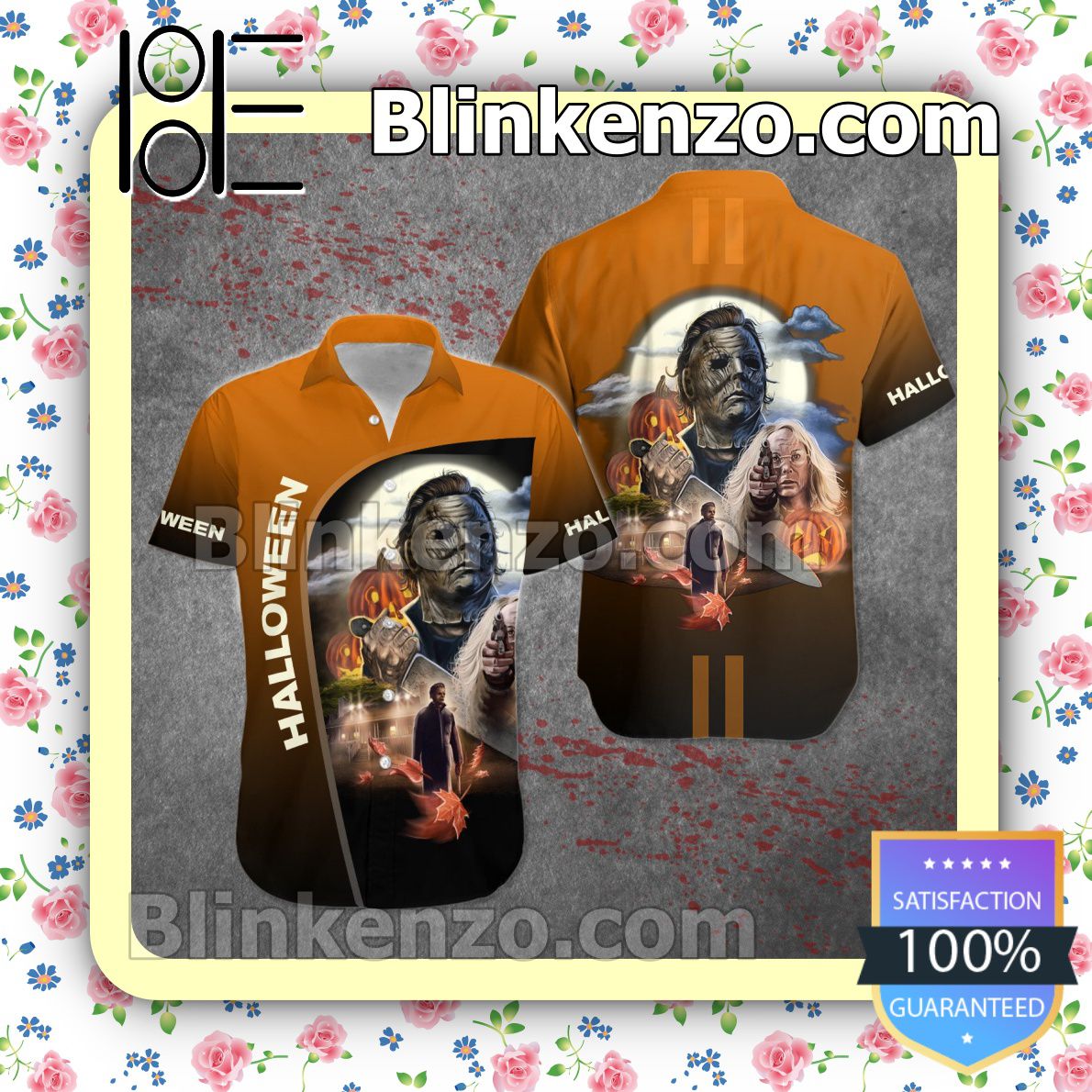 Halloween Michael Myers Halloween Short Sleeve Shirts