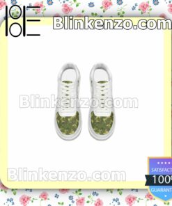 Heart Beat Green Cannabis Weed Mens Air Force Sneakers a