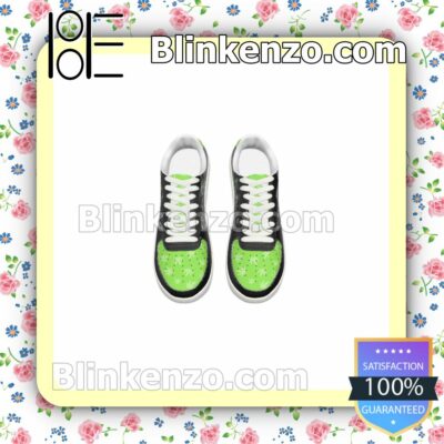 Heartbeat Smoking Cannabis Weed Mens Air Force Sneakers a