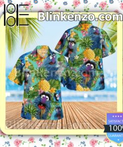 Herry Monster Sesame Street The Muppet Tropical Pineapple Beach Shirt