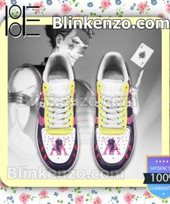 Hisoka Hunter X Hunter Anime Nike Air Force Sneakers a