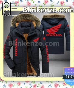 Honda Logo Men Puffer Jacket a