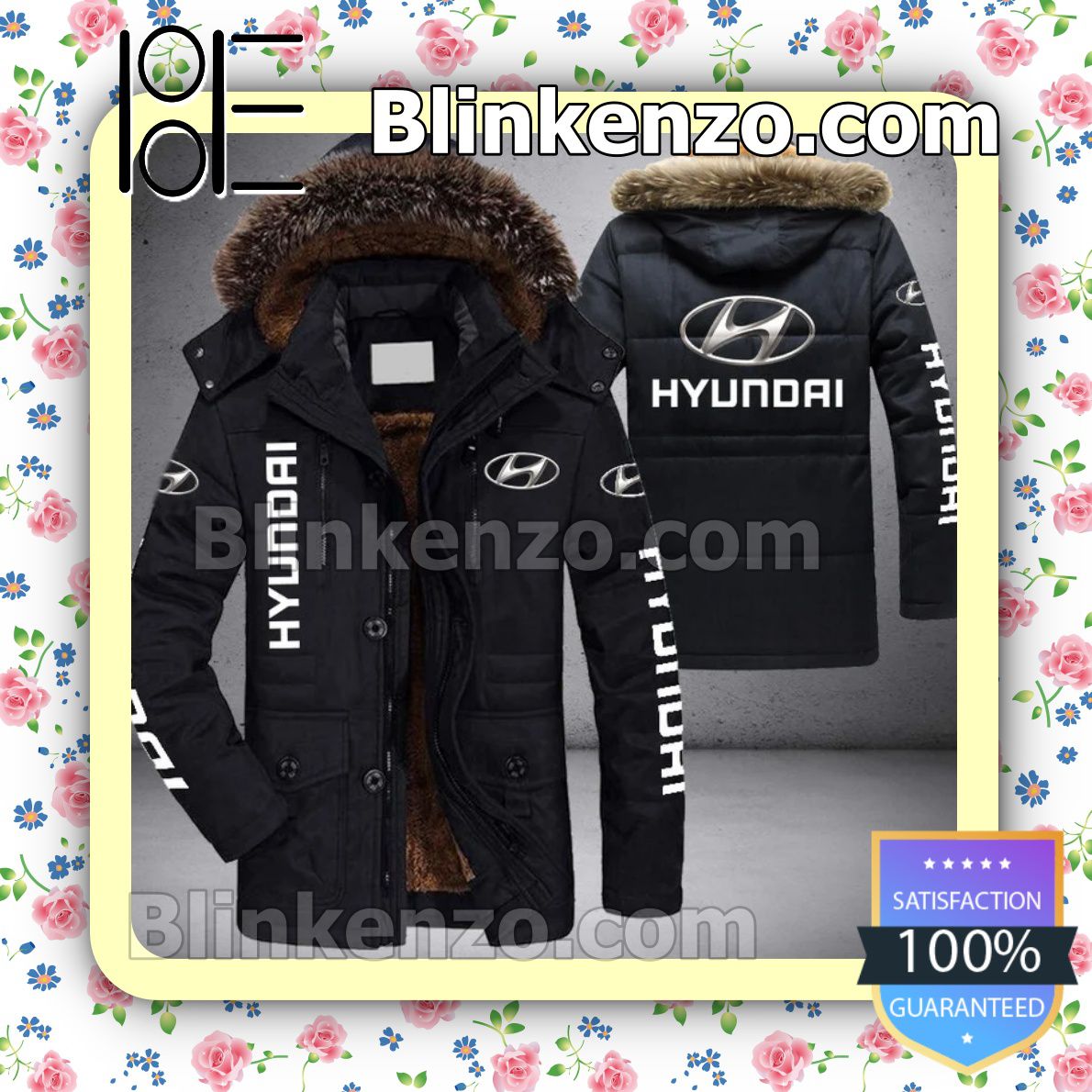 Drop Shipping Hyundai Men Puffer Jacket