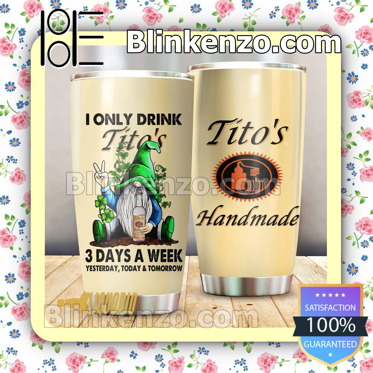 I Only Drink Tito's 30 20 Oz Tumbler