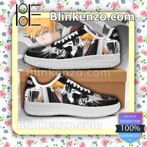 Ichigo Bleach Anime Nike Air Force Sneakers