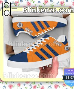 Illinois Fighting IlliniLogo Print Low Top Shoes-a