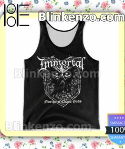 Immortal Northern Chaos Gods Album Cover Yoga Bras Tank Tops