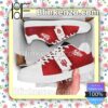 Indiana Hoosiers Logo Print Low Top Shoes a