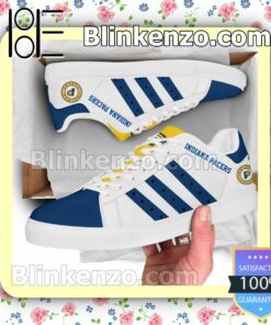Indiana Pacers Logo Print Low Top Shoes a