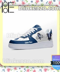 Indianapolis Colts Mascot Logo NFL Football Nike Air Force Sneakers a