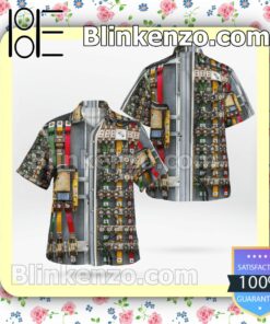 Industrial Fuse Box On The Wall Closeup Stock Photo Short Sleeve Shirts