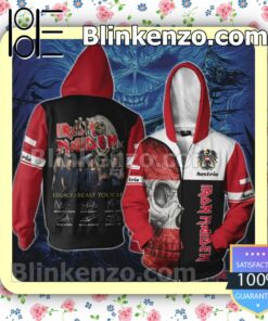 Iron Maiden Austria Legacy of the Beast World Tour 2022 Hoodies Pullover a